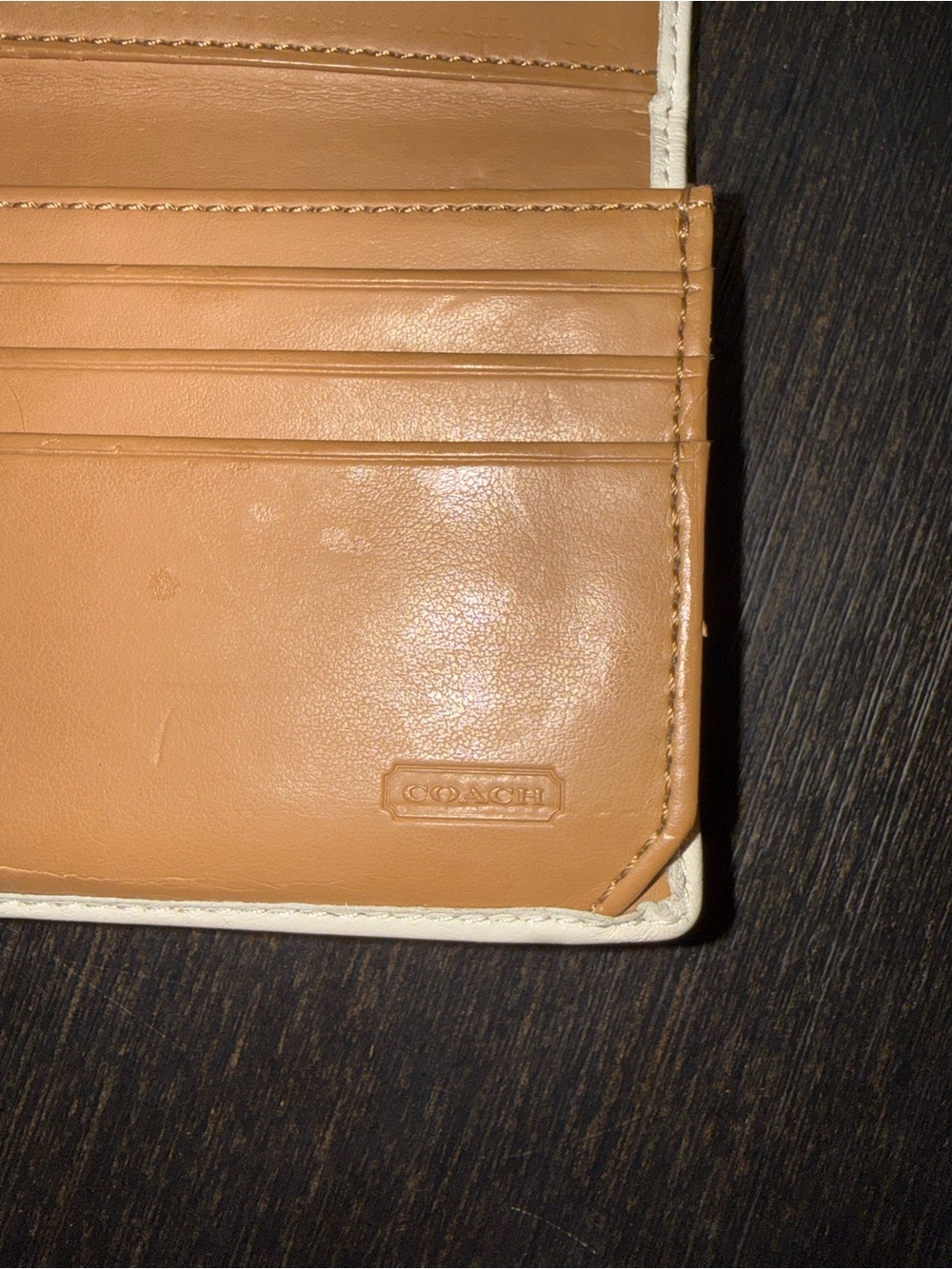 Coach Signature Print Wallet Multicolor Turnlock Long Wallet Y2K Retro - Picture 6 of 6